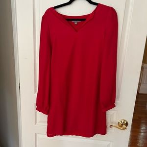 Timely road chiffon red dress